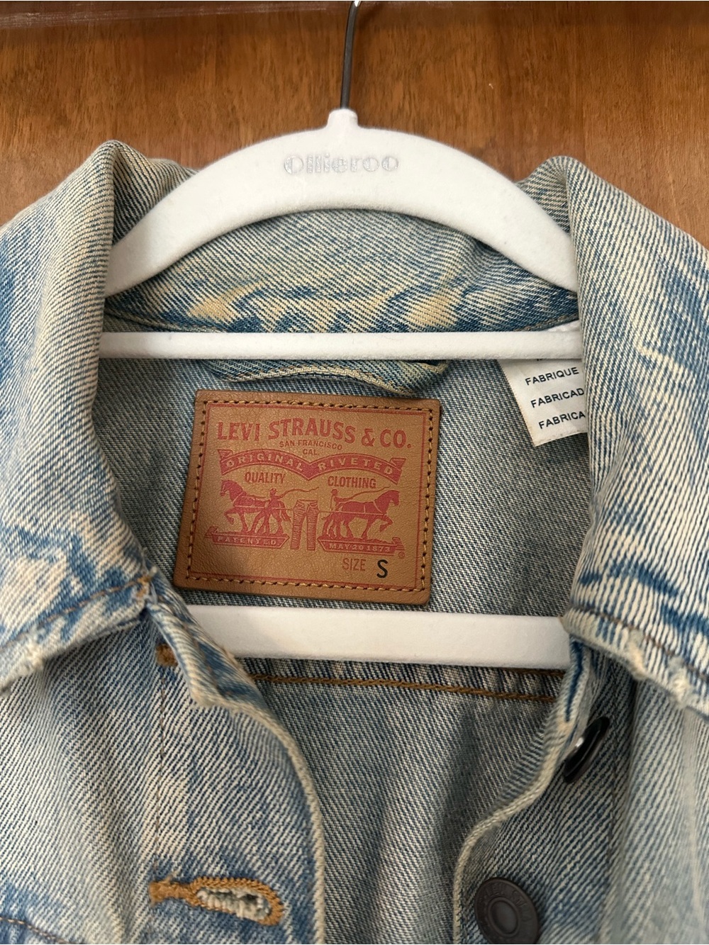 Levi's Light Blue Denim Jacket - S - Picture 2 of 3